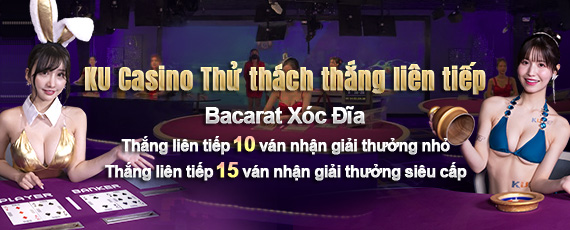 Nhận thưởng siêu cấp khi thắng liên tiếp tại KU CASINO